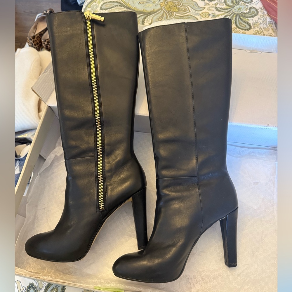 Banana Republic Black Leather Boots